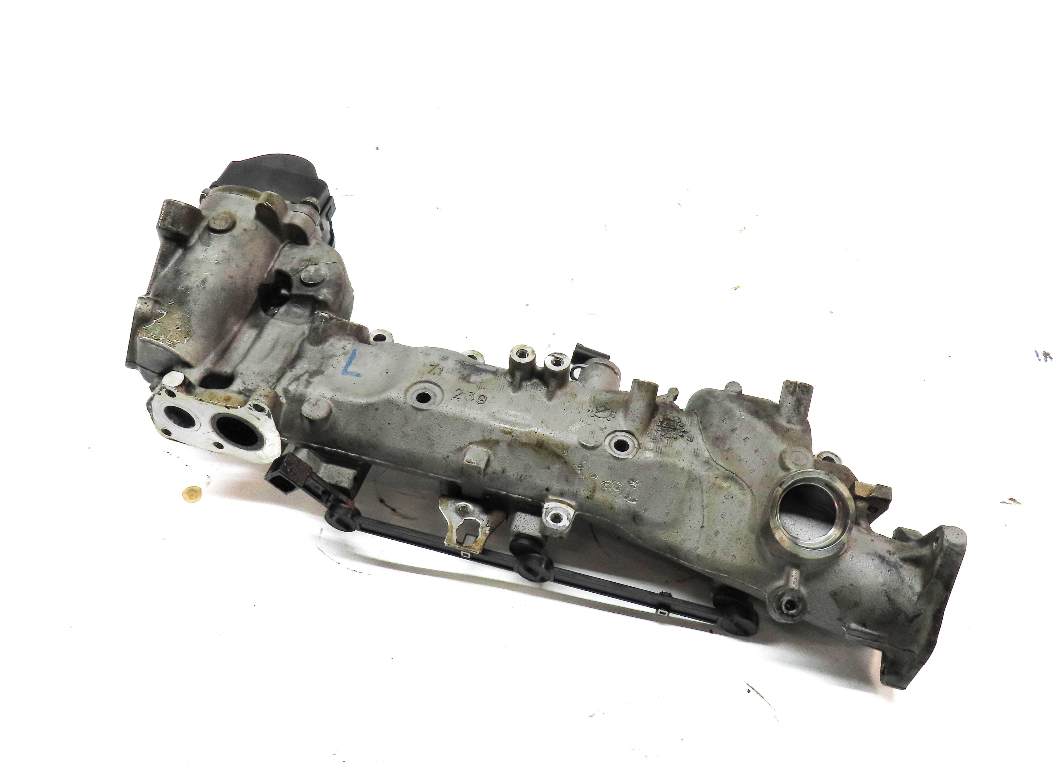 12-15 MERCEDES GL350 ML350 S350 (W166 X166 W221) DIESEL - LEFT INTAKE MANIFOLD — exact item pictured